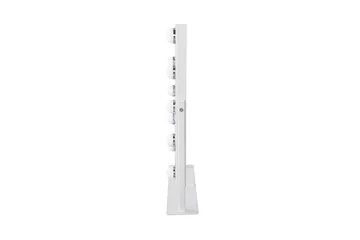 Glow Lite sminkespeil på fot 36,5 cm med LED-belysning/lamper Hollywood-speil - Hvit - Innredning - Speil - Speil med belysning