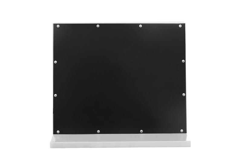 Glow Sminkespeil på fot 50 cm med LED belysning/lamper Hollywood speil - Hvid - Innredning - Speil - Sminkespeil