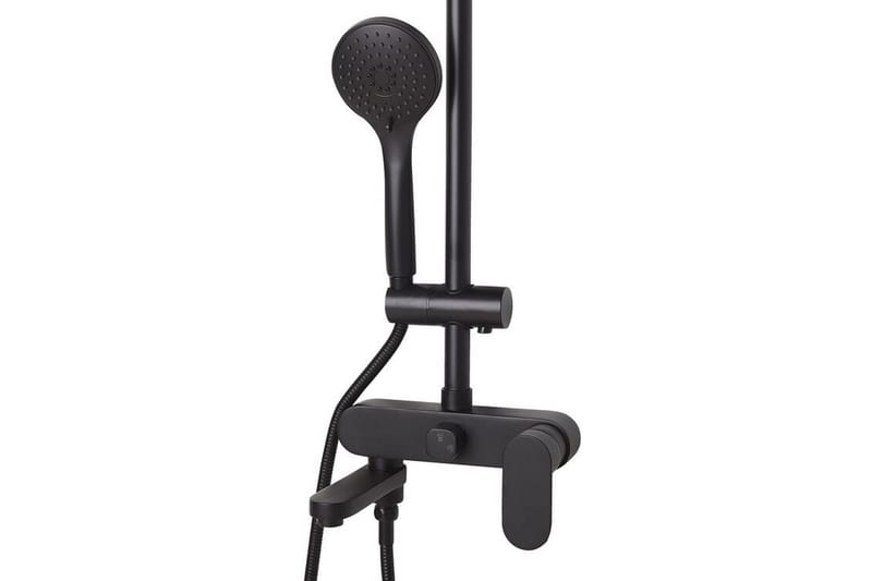 Gurara Dusjsett med dusjhode - Svart - Hus & oppussing - Kjøkken & bad - Baderom - Dusjutstyr & tilbehør