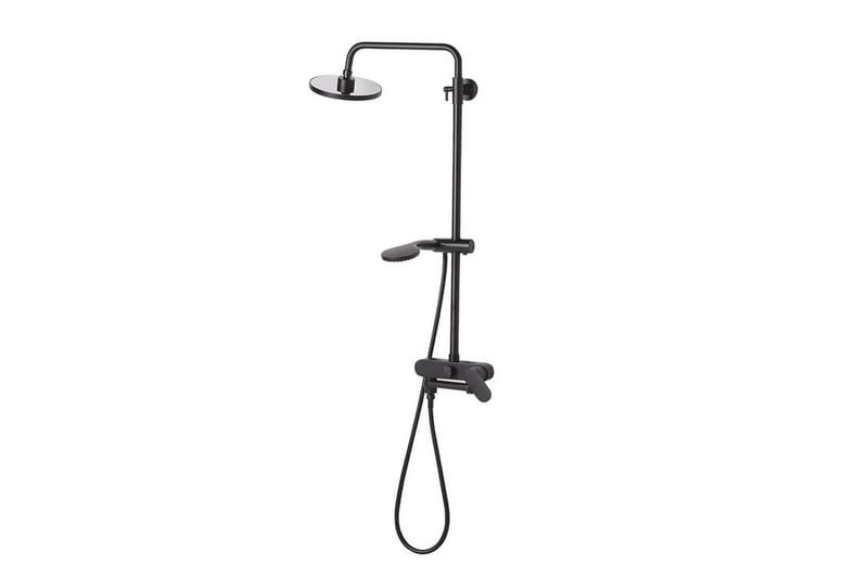 Gurara Dusjsett med dusjhode - Svart - Hus & oppussing - Kjøkken & bad - Baderom - Dusjutstyr & tilbehør