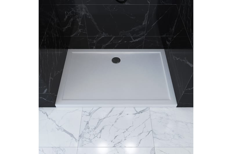 Gyttorp Dusjkar 80x120 cm - hvit - Hus & oppussing - Kjøkken & bad - Baderom - Dusjutstyr & tilbehør - Dusjkar