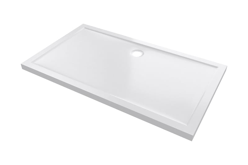 Gyttorp Dusjkar 80x140 cm - hvit - Hus & oppussing - Kjøkken & bad - Baderom - Dusjutstyr & tilbehør - Dusjkar