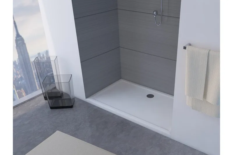 Gyttorp Dusjkar 80x140 cm, hvit