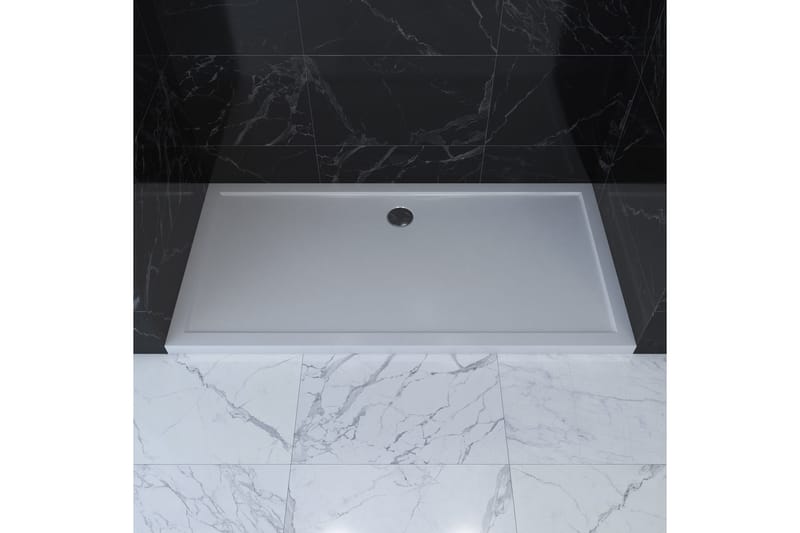 Gyttorp Dusjkar 80x140 cm - hvit - Hus & oppussing - Kjøkken & bad - Baderom - Dusjutstyr & tilbehør - Dusjkar