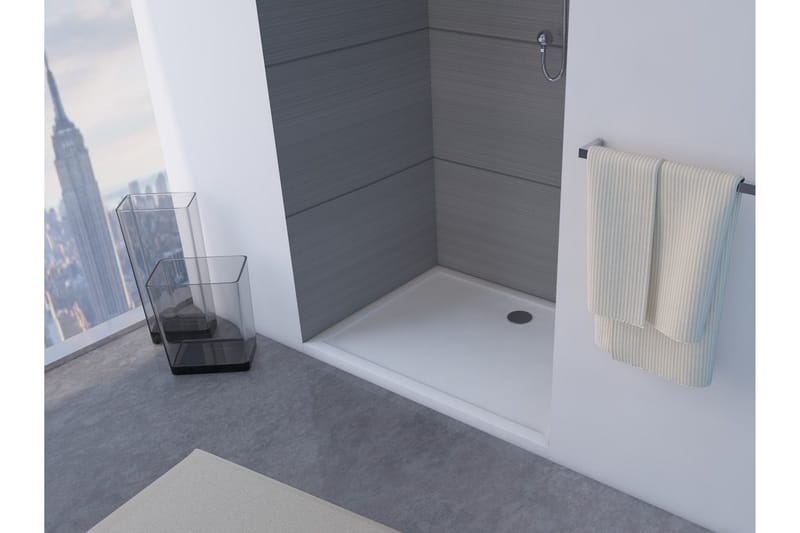 Gyttorp Dusjkar 90x120 cm, hvit