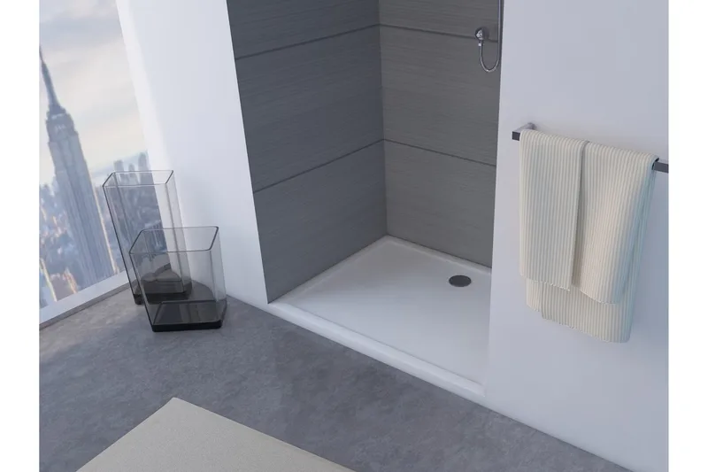 Gyttorp Dusjkar 90x120 cm, hvit