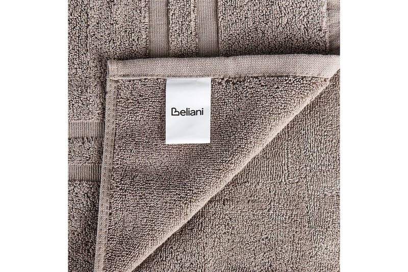 Håndkle Areora sett med 11 Taupe - Taupe - Hus & oppussing - Kjøkken & bad - Baderom - Baderomstilbehør
