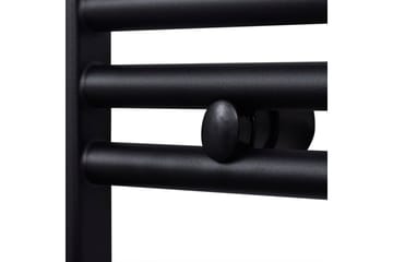 Radiator håndklestativ 480 x 480 mm svart - Hus & oppussing - Kjøkken & bad - Baderom - Håndkletørker