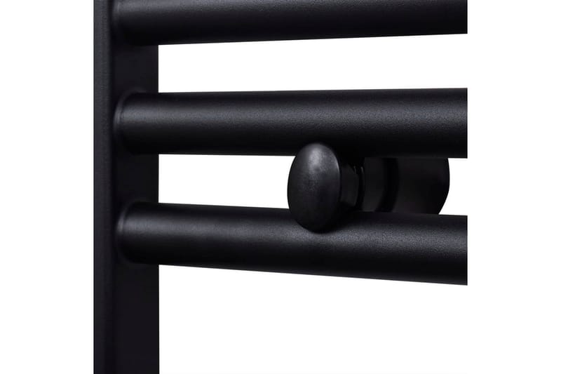Radiator håndklestativ 480 x 480 mm svart - Hus & oppussing - Kjøkken & bad - Baderom - Håndkletørker