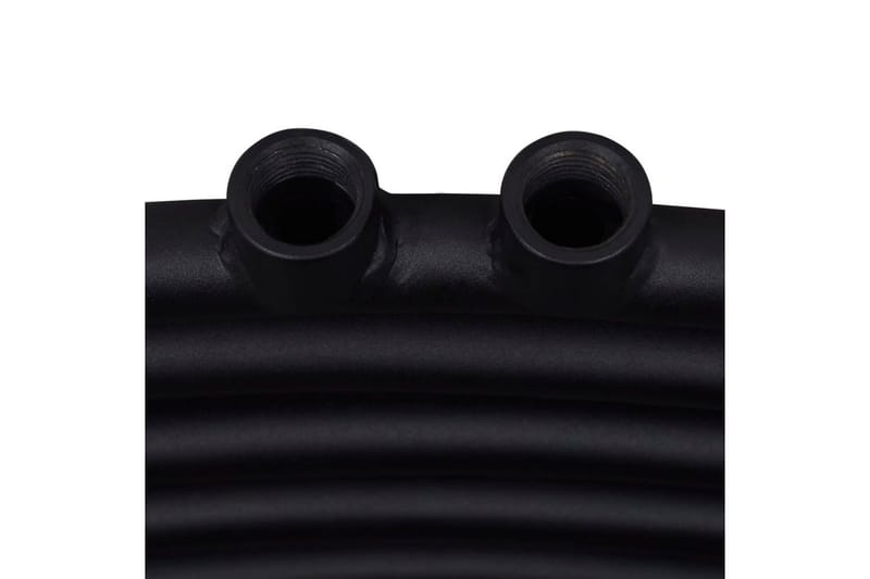 Radiator håndklestativ 480 x 480 mm svart - Håndkletørker strøm - El-patron håndkletørker