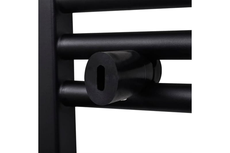 Radiator håndklestativ 480 x 480 mm svart - Hus & oppussing - Kjøkken & bad - Baderom - Håndkletørker