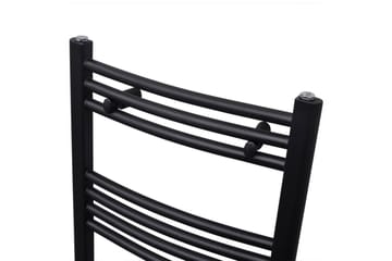 Radiator håndklestativ 480 x 480 mm svart - Hus & oppussing - Kjøkken & bad - Baderom - Håndkletørker