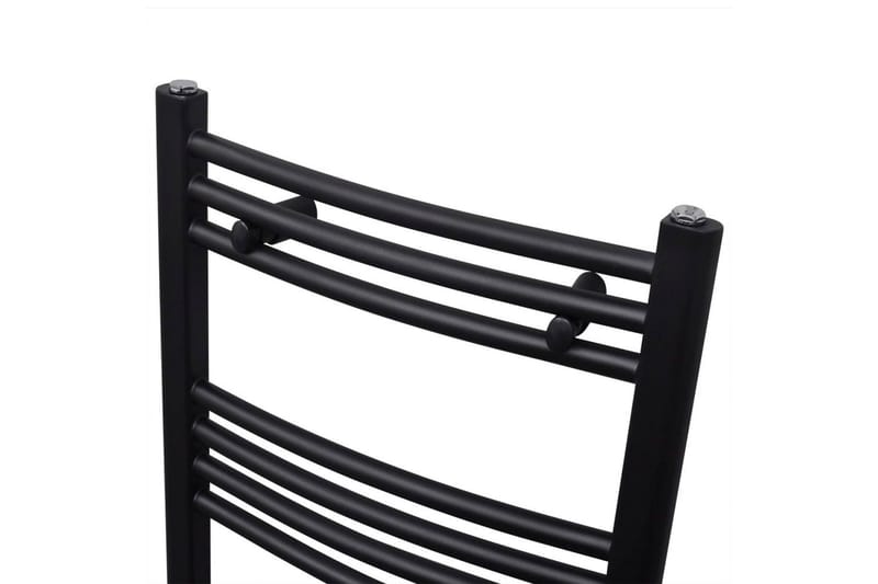 Radiator håndklestativ 480 x 480 mm svart - Hus & oppussing - Kjøkken & bad - Baderom - Håndkletørker