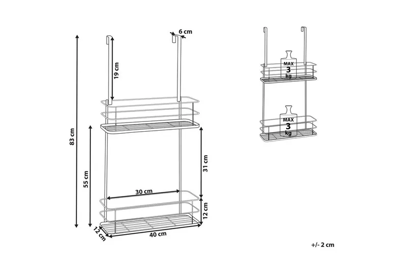 Hengehylle Tayasu - Hus & oppussing - Kjøkken & bad - Baderom - Baderomsmøbler & baderomsinnredning - Baderomshylle