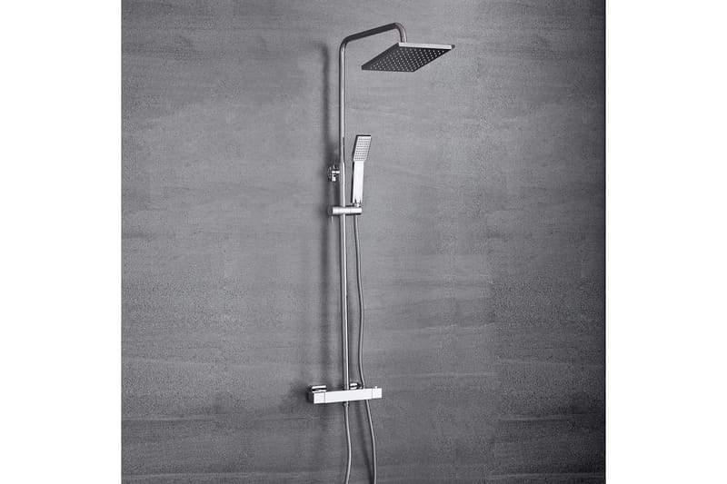 Komplett takdusjsett med hånddusj | Høyglans rustfritt stål, undefined