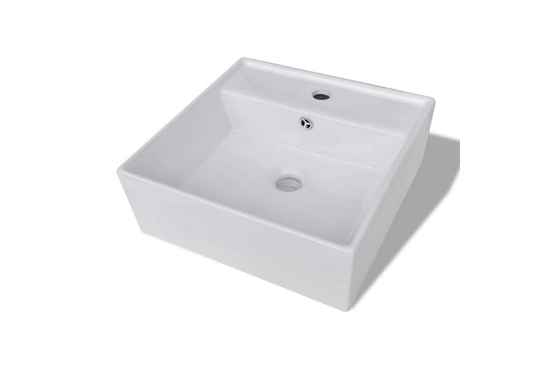 140684 Luksus keramisk servant 41 x 41 cm - Hus & oppussing - Kjøkken & bad - Baderom - Servant og håndvask - Enkel vask