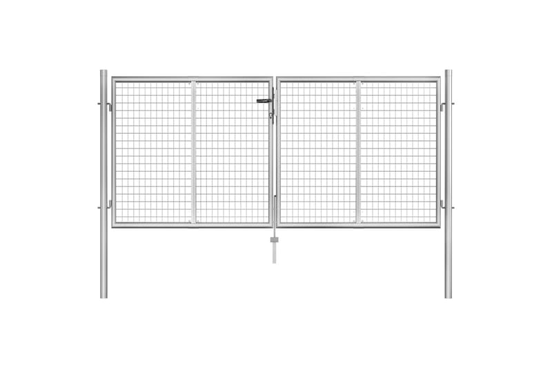 Hageport galvanisert stål 306x150 cm sølv - Hus & oppussing - Kjøkken & bad - Baderom - Servant og håndvask - Enkel vask