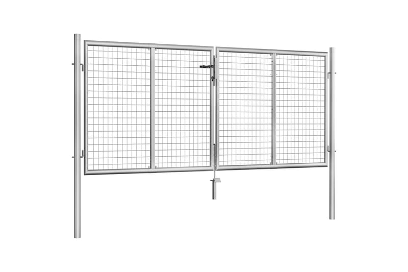 Hageport galvanisert stål 306x150 cm sølv - Hus & oppussing - Kjøkken & bad - Baderom - Servant og håndvask - Enkel vask