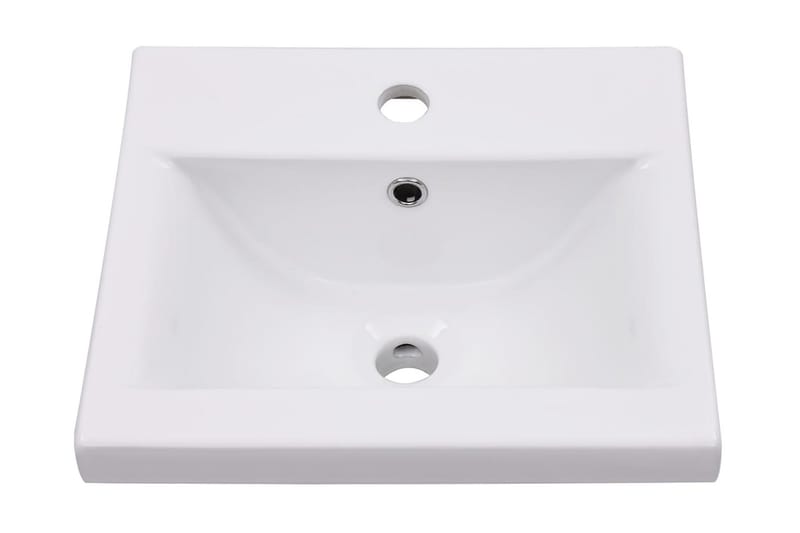 Innebygd vask 42x39x18 cm keramisk hvit - Hvit - Hus & oppussing - Kjøkken & bad - Baderom - Servant og håndvask - Enkel vask