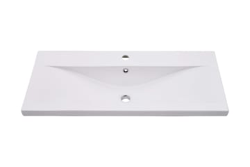 Innebygd vask 91x39,5x18,5 cm keramisk hvit - Hvit - Hus & oppussing - Kjøkken & bad - Baderom - Servant og håndvask - Enkel vask