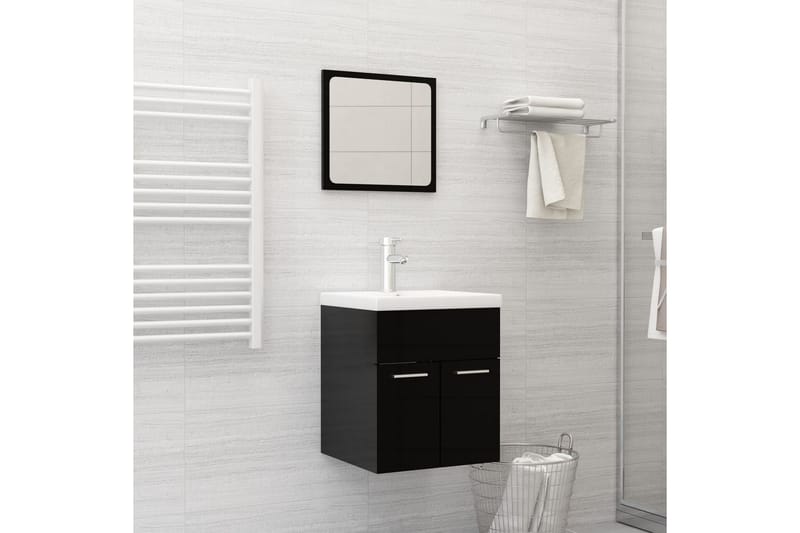 Innebygd vask med kran 42x39x18 cm keramikk hvit - Hus & oppussing - Kjøkken & bad - Baderom - Servant og håndvask - Enkel vask