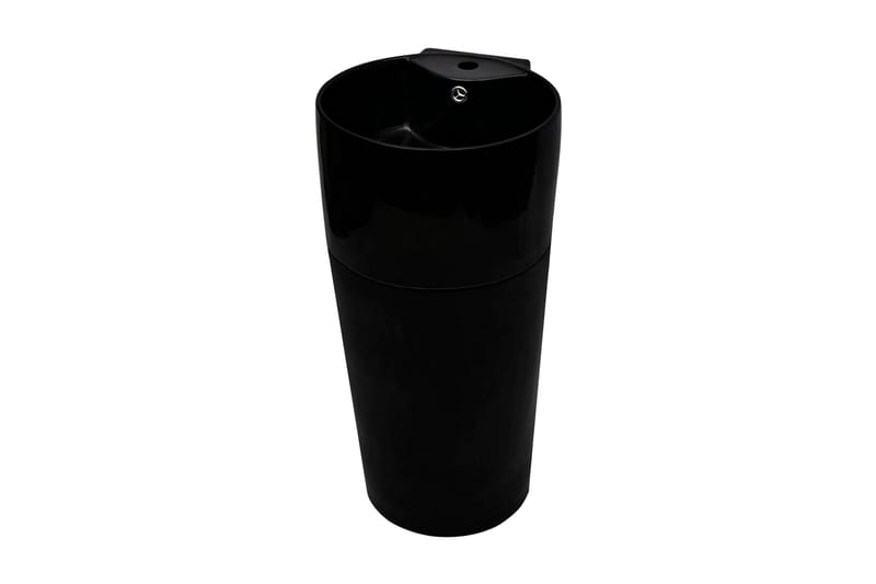 Keramisk, frittstående, rund baderom servant servantbatterih - Hus & oppussing - Kjøkken & bad - Baderom - Servant og håndvask - Enkel vask
