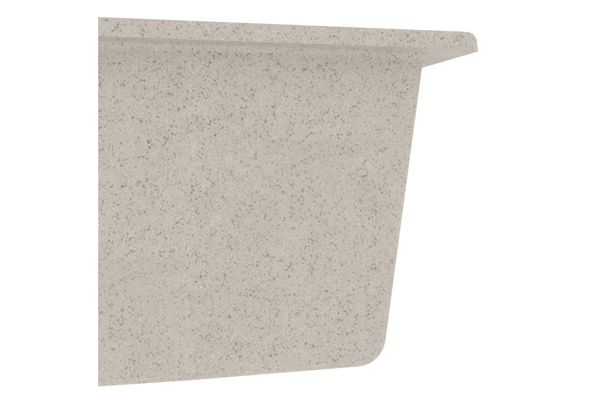 Kjøkkenvask med overløpshull dobbel kum beige granitt - Beige - Hus & oppussing - Kjøkken & bad - Baderom - Servant og håndvask - Enkel vask