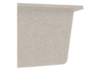 Kjøkkenvask med overløpshull dobbel kum beige granitt - Beige - Hus & oppussing - Kjøkken & bad - Baderom - Servant og håndvask - Enkel vask