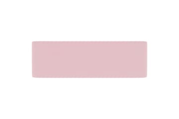 Luksuriøs servant matt rosa 41x30x12 cm keramisk - Rosa - Hus & oppussing - Kjøkken & bad - Baderom - Servant og håndvask - Enkel vask