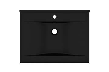 Luksuriøs servant med kranhull matt svart 60x46 cm keramisk - Svart - Hus & oppussing - Kjøkken & bad - Baderom - Servant og håndvask - Enkel vask