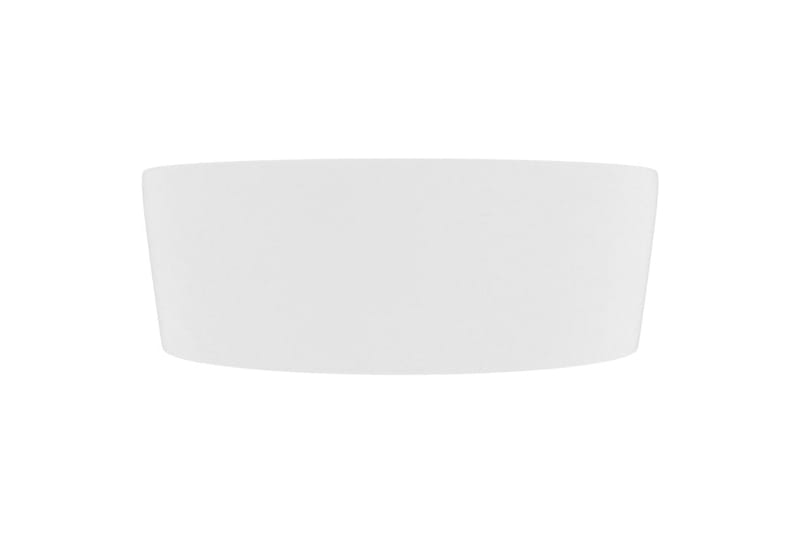 Luksuriøs servant med overløp matt hvit 36x13 cm keramisk - Hvit - Hus & oppussing - Kjøkken & bad - Baderom - Servant og håndvask - Enkel vask