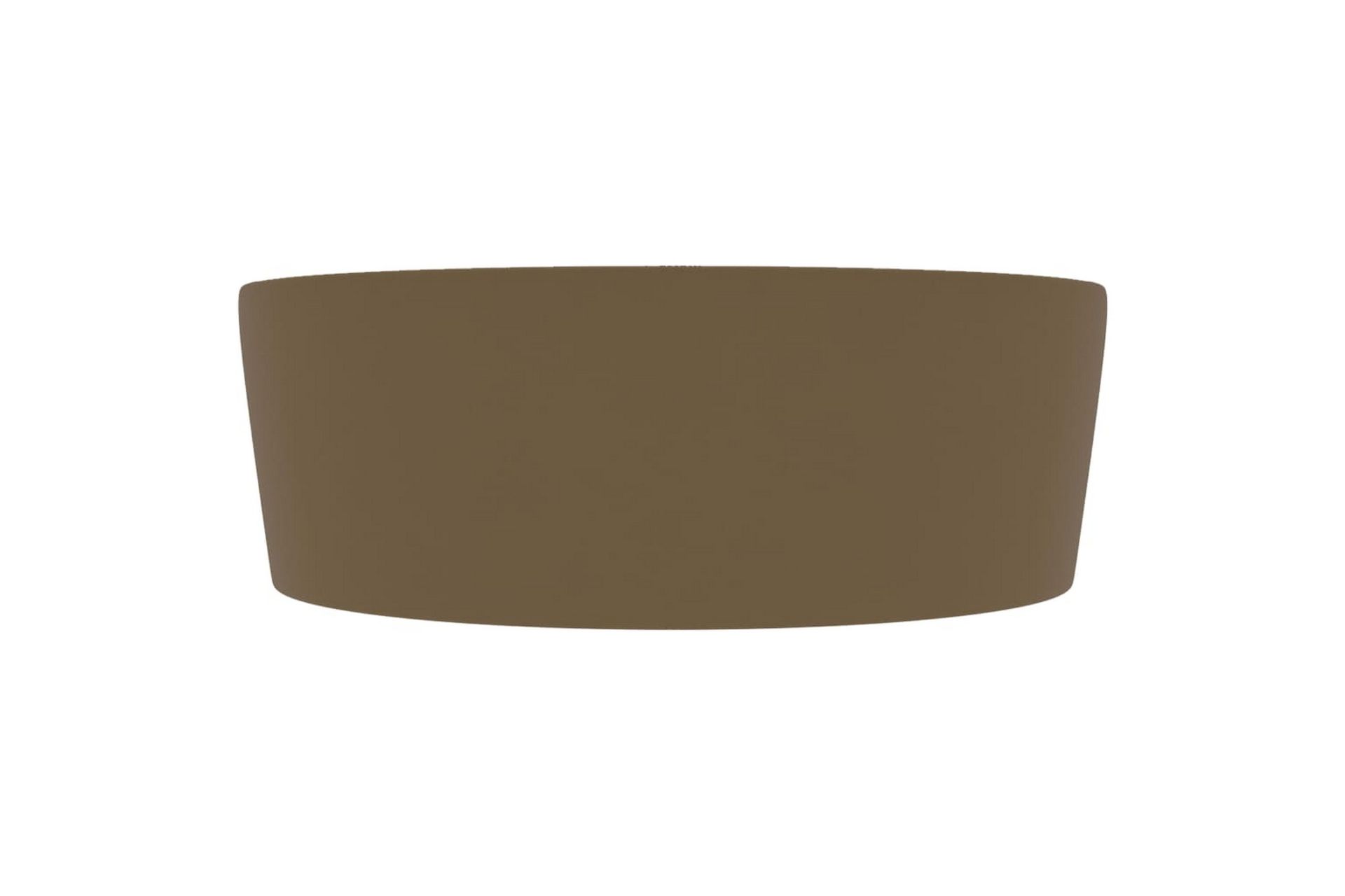 Luksuriøs servant med overløp matt kremhvit 36x13cm keramisk - Krem - Hus & oppussing - Kjøkken & bad - Baderom - Servant og håndvask - Enkel vask
