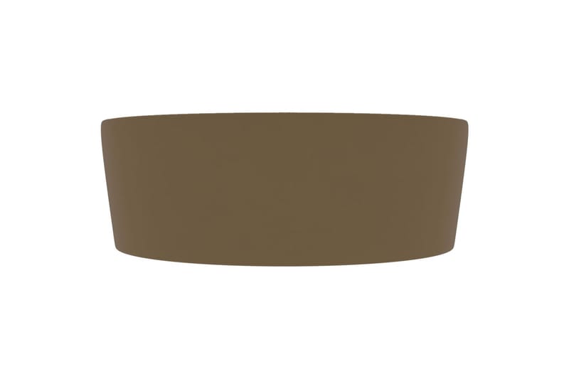 Luksuriøs servant med overløp matt kremhvit 36x13cm keramisk - Krem - Hus & oppussing - Kjøkken & bad - Baderom - Servant og håndvask - Enkel vask