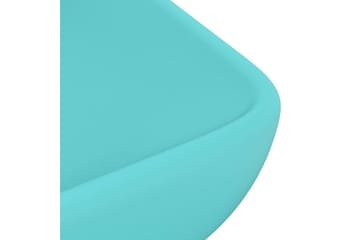 Luksuriøs servant rektangulær matt lysegrønn 71x38 cm - grønn - Hus & oppussing - Kjøkken & bad - Baderom - Servant og håndvask - Enkel vask