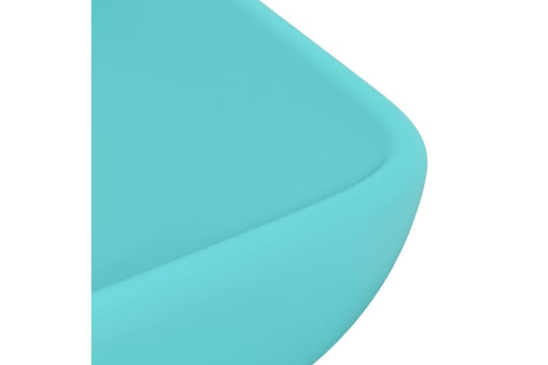 Luksuriøs servant rektangulær matt lysegrønn 71x38 cm - grønn - Hus & oppussing - Kjøkken & bad - Baderom - Servant og håndvask - Enkel vask