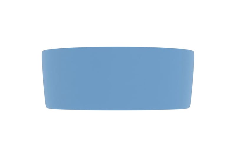 Luksuriøs servant rund matt lyseblå 40x15 cm keramisk - Hus & oppussing - Kjøkken & bad - Baderom - Servant og håndvask - Enkel vask