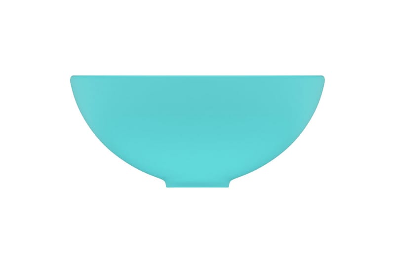 Luksuriøs servant rund matt lysegrønn 32,5x14 cm keramisk - grønn - Hus & oppussing - Kjøkken & bad - Baderom - Servant og håndvask - Enkel vask