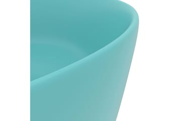 Luksuriøs servant rund matt lysegrønn 40x15 cm keramisk - Hus & oppussing - Kjøkken & bad - Baderom - Servant og håndvask - Enkel vask