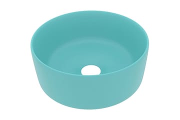 Luksuriøs servant rund matt lysegrønn 40x15 cm keramisk - Hus & oppussing - Kjøkken & bad - Baderom - Servant og håndvask - Enkel vask