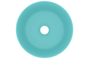 Luksuriøs servant rund matt lysegrønn 40x15 cm keramisk - Hus & oppussing - Kjøkken & bad - Baderom - Servant og håndvask - Enkel vask