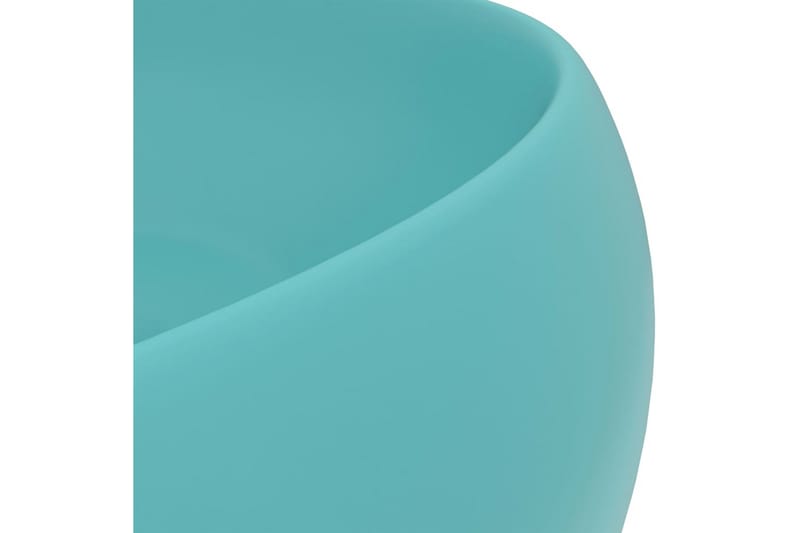 Luksuriøs servant rund matt lysegrønn 40x15 cm keramisk - Hus & oppussing - Kjøkken & bad - Baderom - Servant og håndvask - Enkel vask