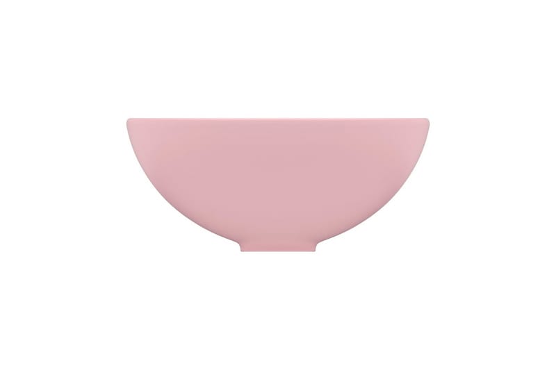 Luksuriøs servant rund matt rosa 32,5x14 cm keramisk - Rosa - Hus & oppussing - Kjøkken & bad - Baderom - Servant og håndvask - Enkel vask