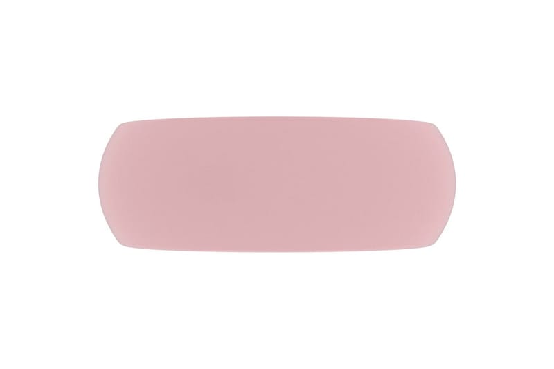Luksuriøs servant rund matt rosa 40x15 cm keramisk - Hus & oppussing - Kjøkken & bad - Baderom - Servant og håndvask - Enkel vask
