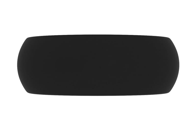 Luksuriøs servant rund matt svart 40x15 cm keramisk - Hus & oppussing - Kjøkken & bad - Baderom - Servant og håndvask - Enkel vask