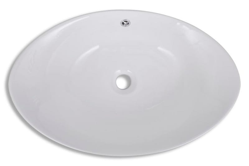 Luksus Keramisk Vask med Overløp 59 x 38,5 cm - Hus & oppussing - Kjøkken & bad - Baderom - Servant og håndvask - Enkel vask