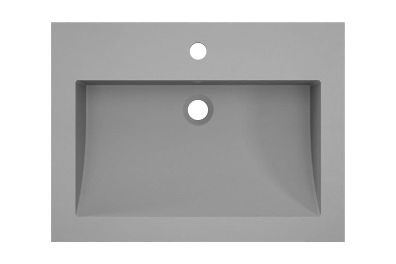 Servant granitt 600x450x120 mm grå - Hus & oppussing - Kjøkken & bad - Baderom - Servant og håndvask - Enkel vask