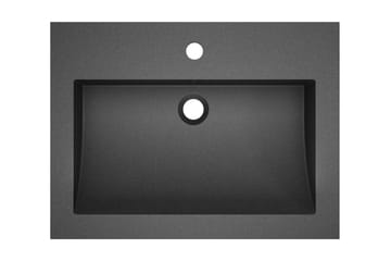 Servant granitt 600x450x120 mm svart - Hus & oppussing - Kjøkken & bad - Baderom - Servant og håndvask - Enkel vask