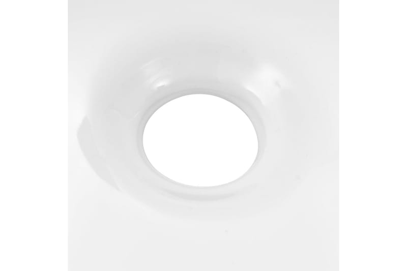 Servant keramisk triangulr hvit 645x455x115 mm - Hus & oppussing - Kjøkken & bad - Baderom - Servant og håndvask - Enkel vask