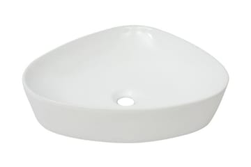 Triangulr servant hvit 50,5x41x12 cm - Hus & oppussing - Kjøkken & bad - Baderom - Servant og håndvask - Enkel vask