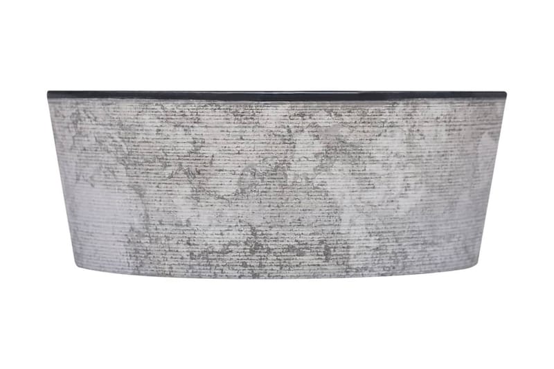 Vask Ø40x15 cm marmor svart - Svart - Hus & oppussing - Kjøkken & bad - Baderom - Servant og håndvask - Enkel vask